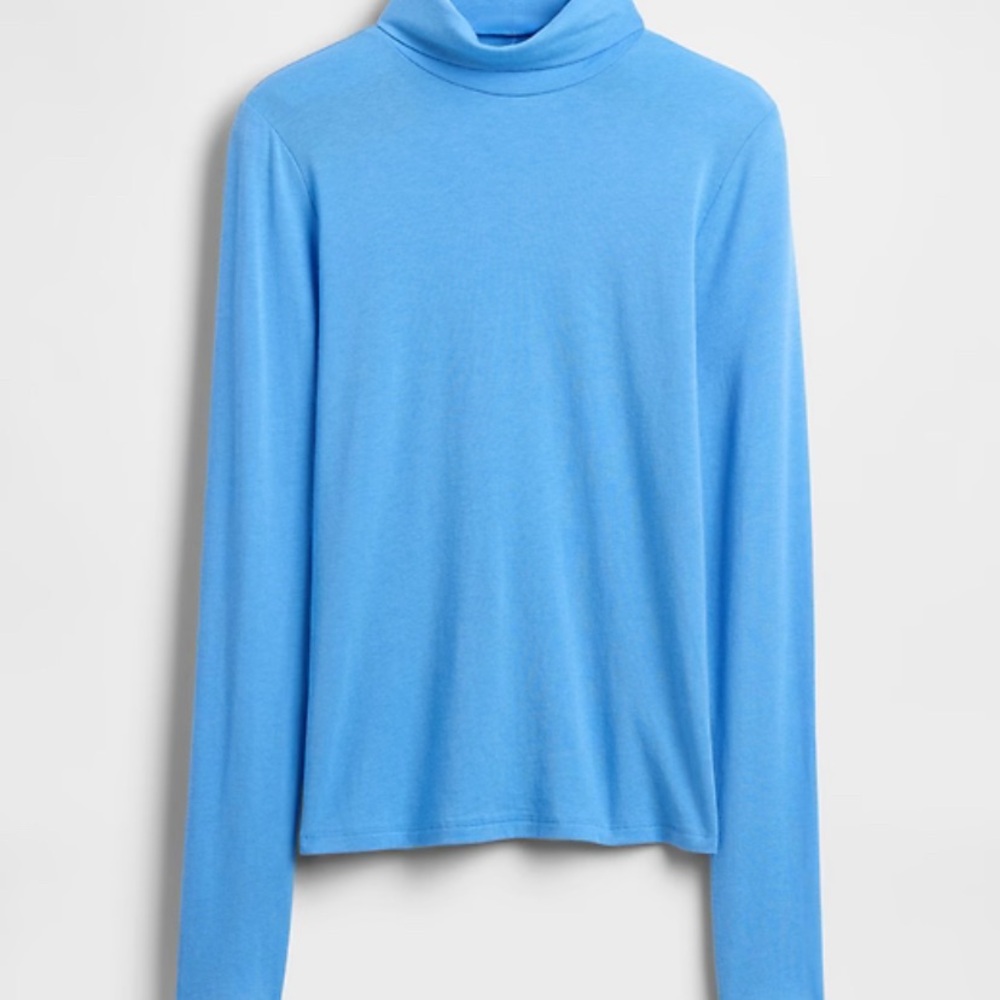 GAP Royal Blue Feather Turtleneck size XXL